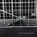 Cage de piège animal réutilisable anti-rastreux